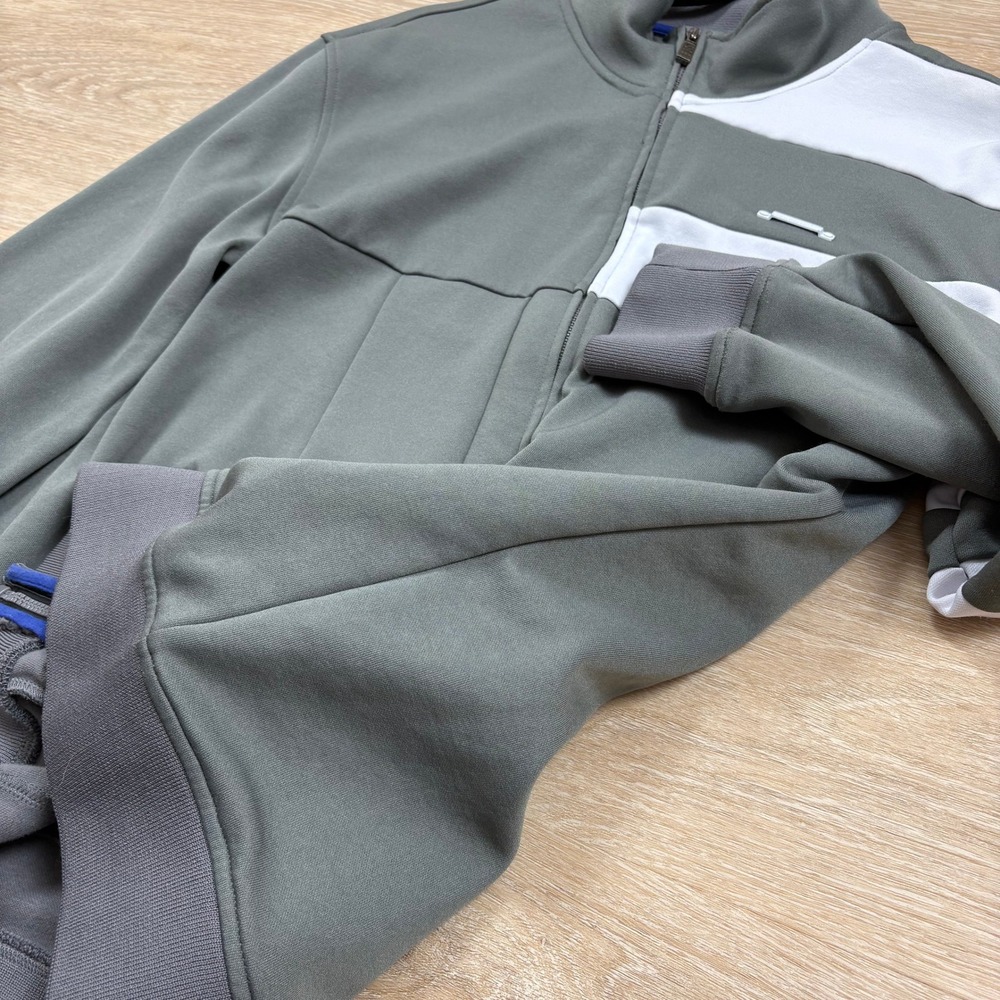 Vintage Y2K Ecko Unltd Colorblock Full Zip Track Jacket Men's Large Color Gray - Picture 3 of 7